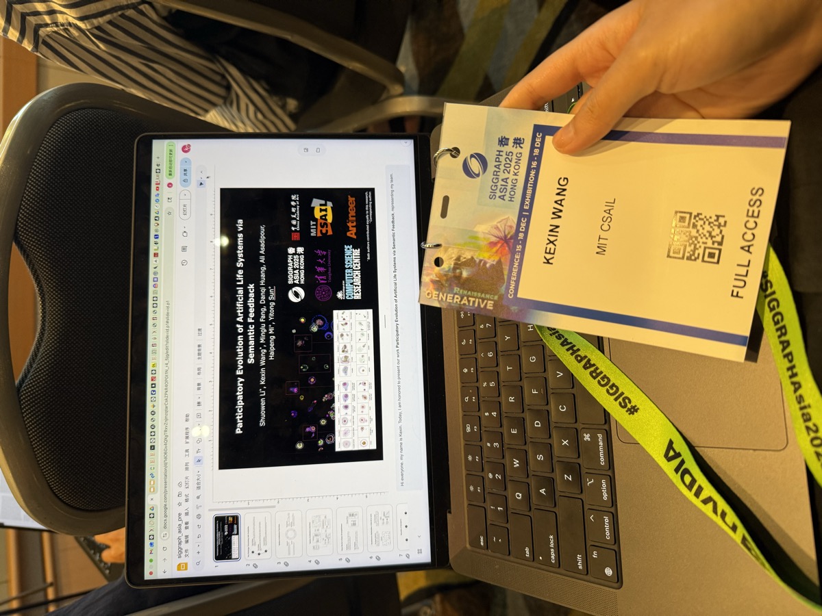 SIGGRAPH Asia 2025 Art Papers session — artineer
