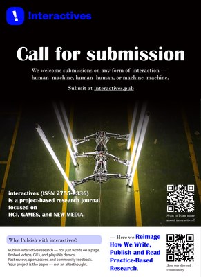 interactives journal issue 1 poster