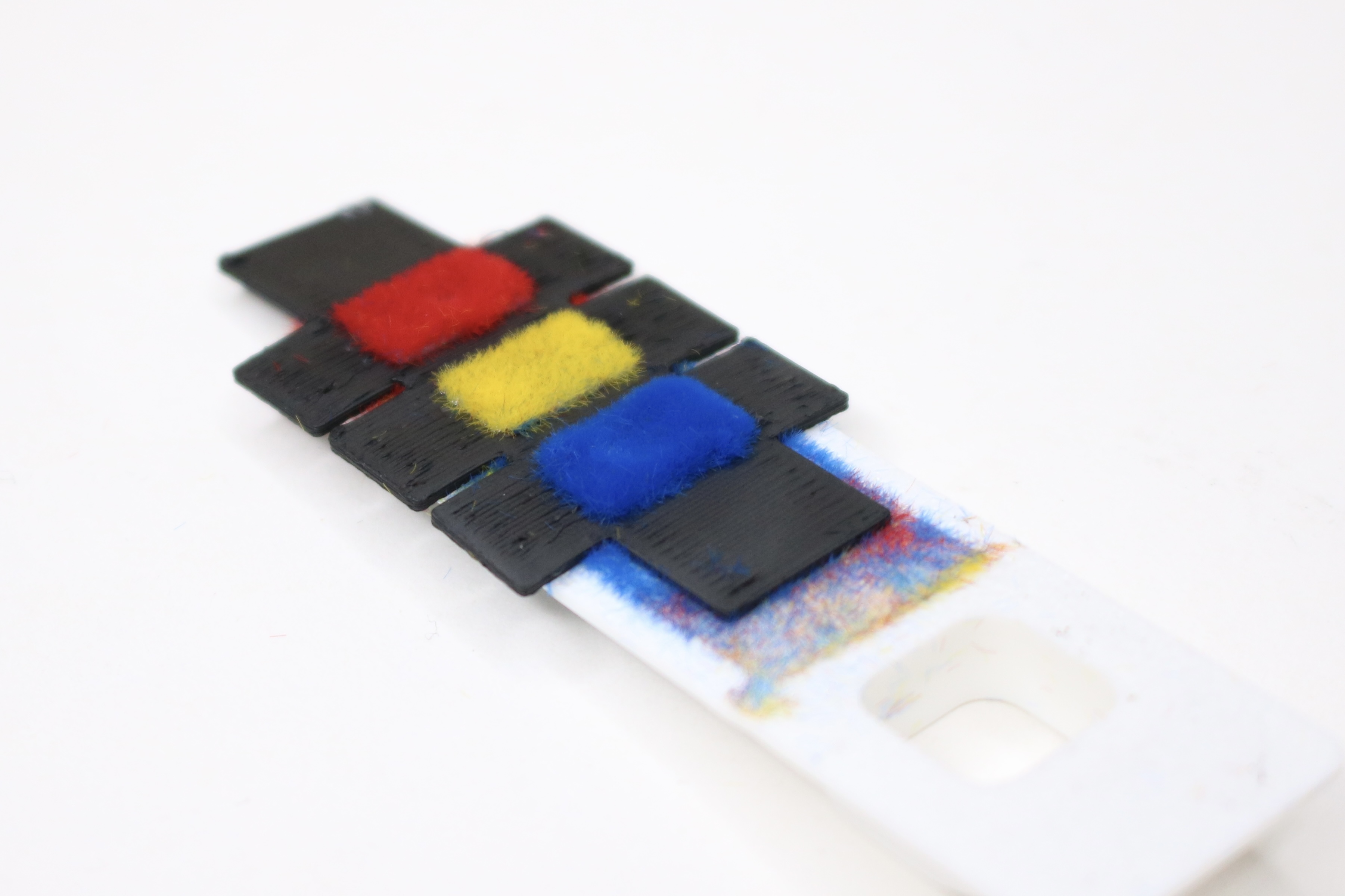 Programmable Electrostatic Flocking — zonal flocking on 3D-printed surface