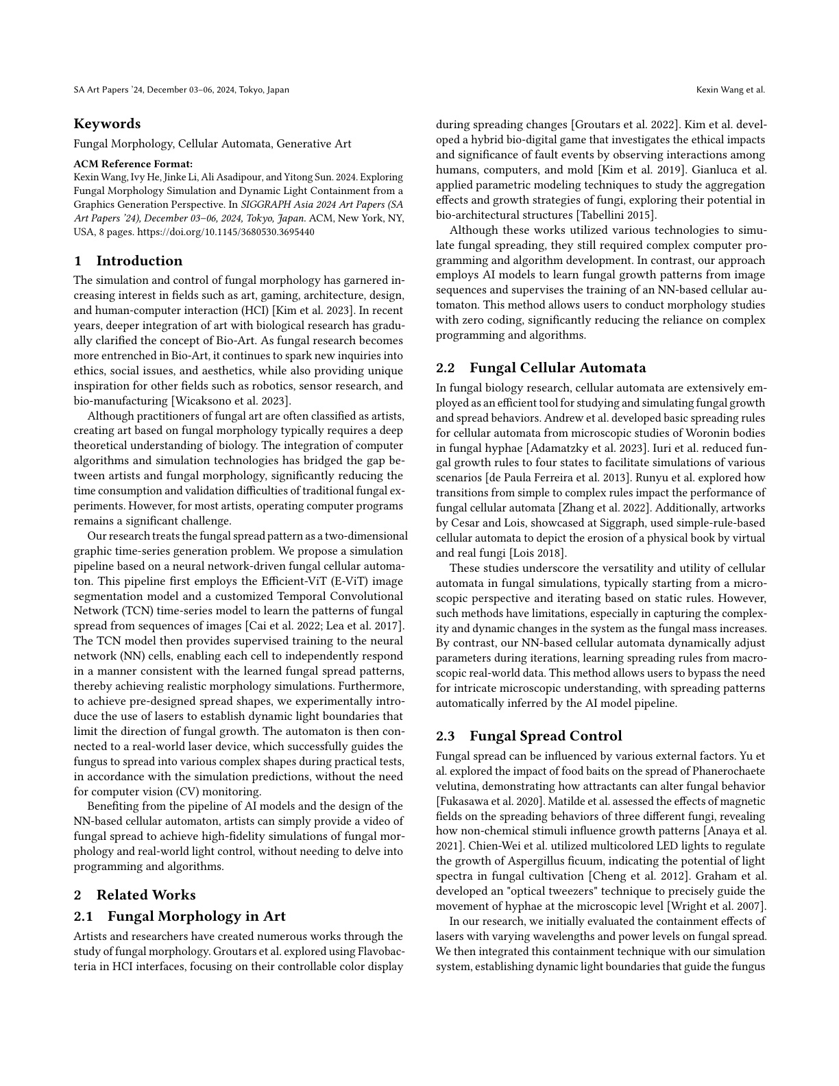Mycelian Micro research paper — SIGGRAPH Asia 2024, page 2